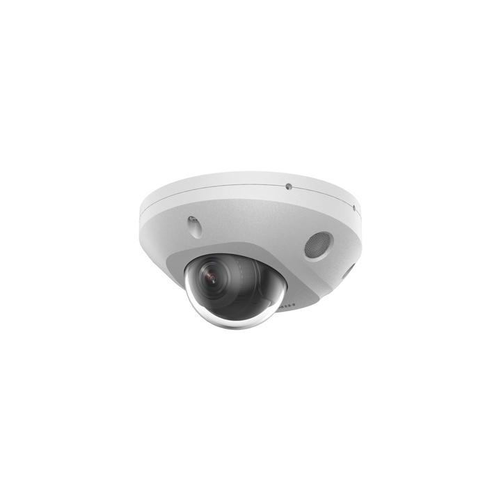 [Dual Light + 2 Micrófonos Integrados] Mini Domo IP 4 Megapixel / Lente 2.8 mm / 30 mts Luz Blanca + 30 mts IR /