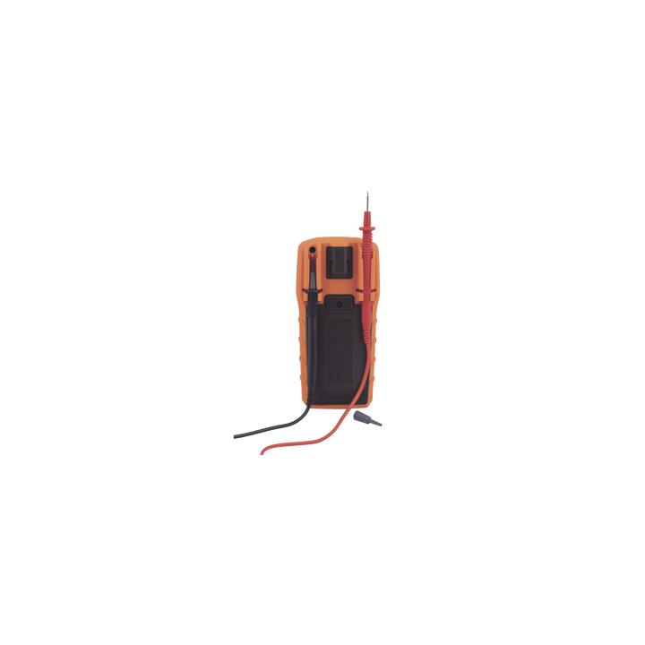Multímetro Digital con Selección Manual Rango 600V CAT III con Protección de Alerta LED del Cable de Prueba