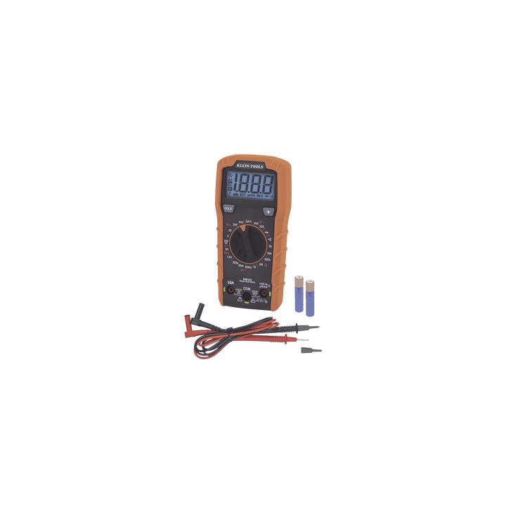 Multímetro Digital con Selección Manual Rango 600V CAT III con Protección de Alerta LED del Cable de Prueba