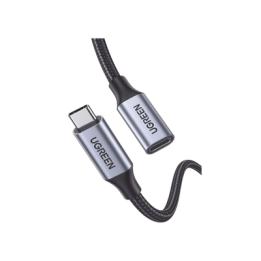 Cable USB-C Macho a USB-C Hembra | 1metro | USB-C 3.1 Gen 2 | Compatible con Thunderbolt 3 | Carcasa de Aluminio |