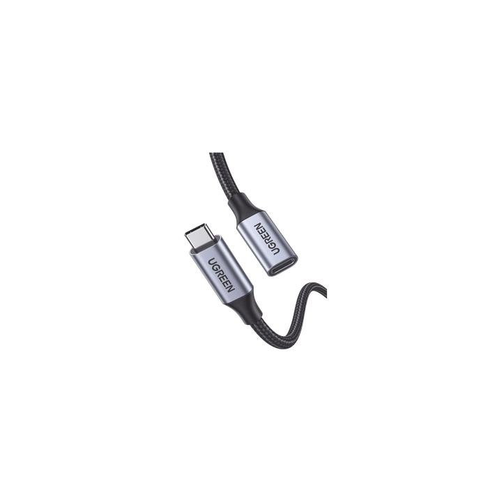 Cable USB-C Macho a USB-C Hembra | 1metro | USB-C 3.1 Gen 2 | Compatible con Thunderbolt 3 | Carcasa de Aluminio |