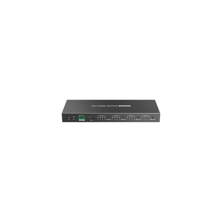 Matricial 4x4 HDMI | 4K@60Hz | Soporta HDR10 | Configuración EDID | Múltiples Modos de Conmutación