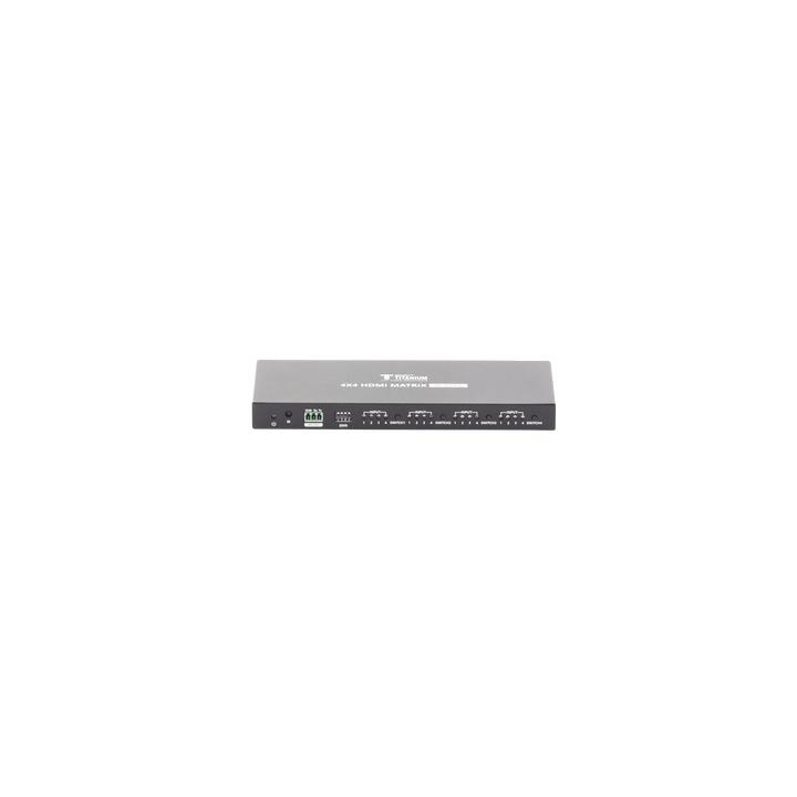 Matricial 4x4 HDMI | 4K@60Hz | Soporta HDR10 | Configuración EDID | Múltiples Modos de Conmutación