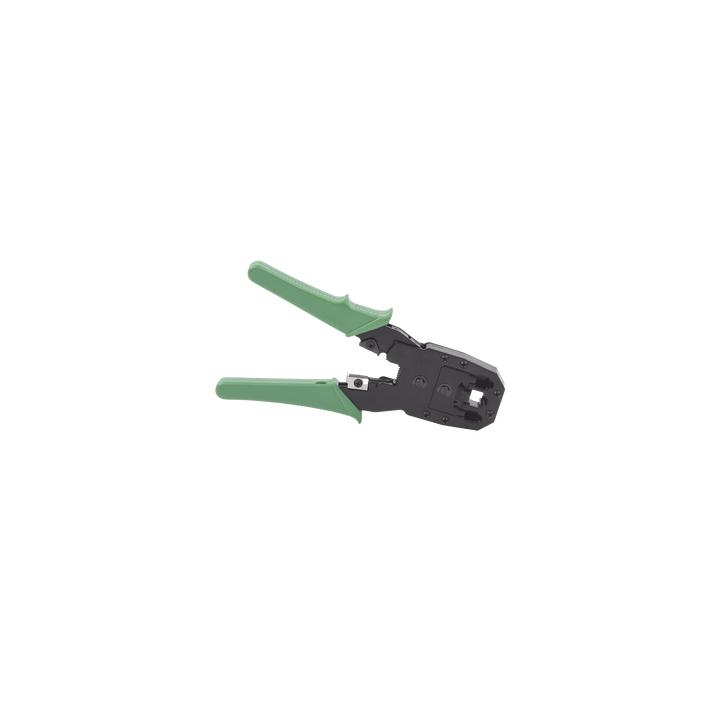 Pinzas para plegar (Ponchadoras) cables RJ11, RJ12, RJ45 telefónicos y cables de red Cat5e, Cat6, Cat6a y con