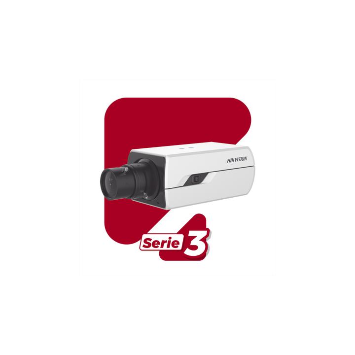 Camara Box IP 4 Megapixel / Serie PRO / DARKFIGHTER / PoE / 12 Vcc o 24 VCA / WDR 120 dB / ONVIF / RS-485 / BLC /