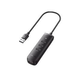 HUB USB-A 3.0 4 en 1 | 4 Puertos USB-A 3.0 (5Gbps) | Cable de 25 cm | Indicador Led | Ideal para Transferencia de Datos