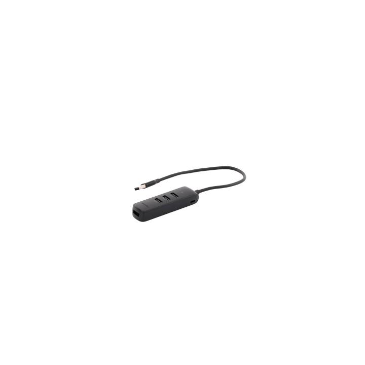 HUB USB-A 3.0 4 en 1 | 4 Puertos USB-A 3.0 (5Gbps) | Cable de 25 cm | Indicador Led | Ideal para Transferencia de Datos