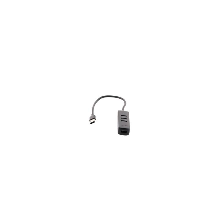 HUB USB-A 3.0 4 en 1 | 4 Puertos USB-A 3.0 (5Gbps) | Cable de 25 cm | Indicador Led | Ideal para Transferencia de Datos
