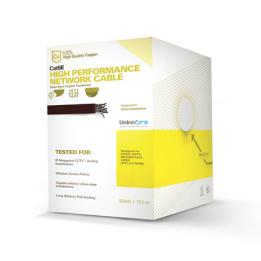 Cable Cat5e de Alto Rendimiento Certificaciones ETL, UL, de 152.5 Metros (500 Pies) de Color Blanco, para Aplicaciones
