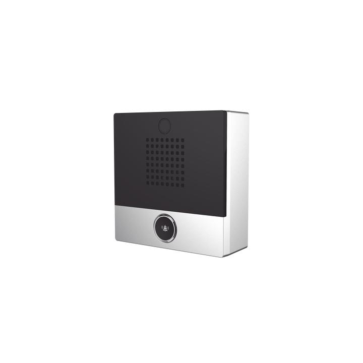 Mini Intercomunicador para hotelería y hospitales, con diseño elegante, PoE, 1 botón, 1 relevador integrado de