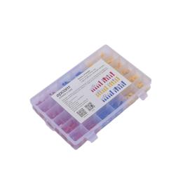 Juego de 580 pzas. Terminales Variadas con Forro y Caja de Almacenamiento.