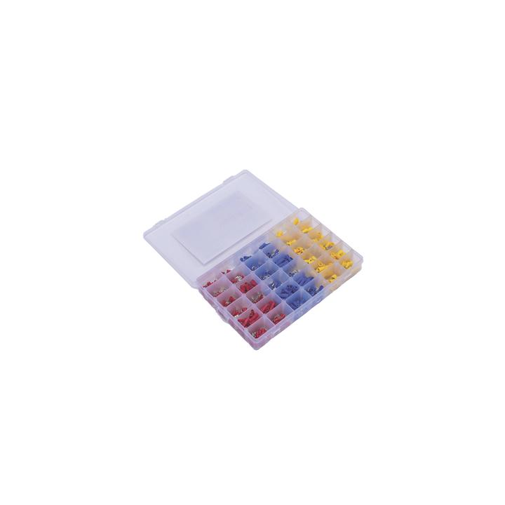 Juego de 580 pzas. Terminales Variadas con Forro y Caja de Almacenamiento.