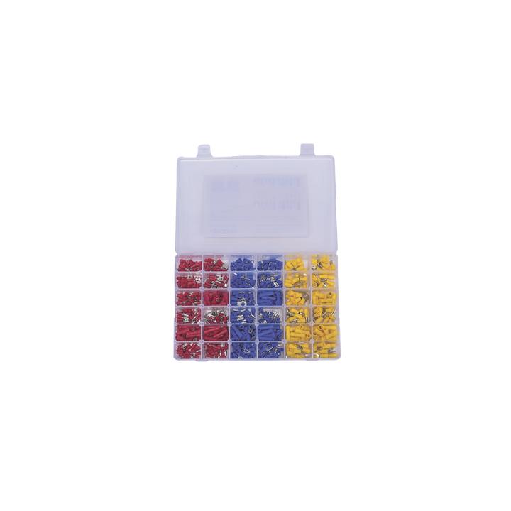Juego de 580 pzas. Terminales Variadas con Forro y Caja de Almacenamiento.