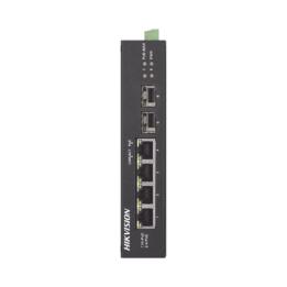 Switch Industrial No Administrable Gigabit / 3 Puertos Gigabit PoE+ (30 W) + 1 Puerto Gigabit PoE++ (60 W) / 2 Puertos