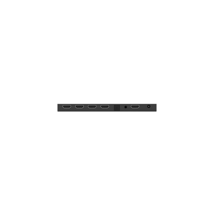 Splitter HDMI 1x4 | 1 Entrada a 4 salidas (Simultaneas) | 4K@60Hz | Extractor de Audio | Down Scaler | HDR  4:4:4 |