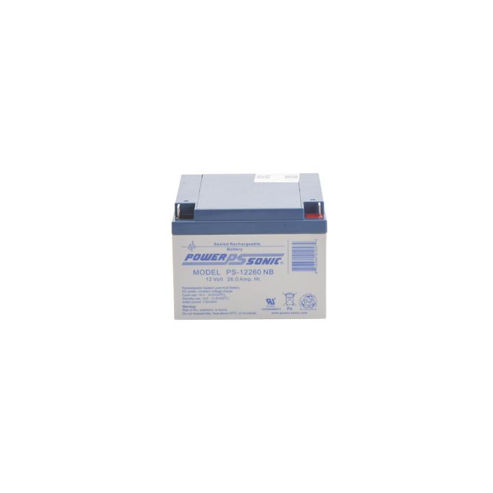 Batería 12V, 26AH, Para Respaldo, Tecnologías AGM/VRLA, 5 Años Vida Útil, Terminales NB, Reconocida UL
