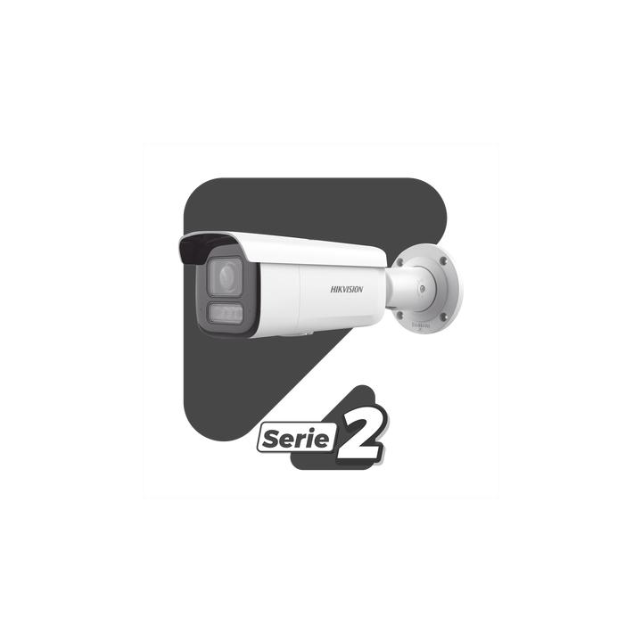 [Dual Light + 2 Micrófonos Integrados]  Bala IP 8 Megapixel (4K) / Lente Motorizado 2.8-12 mm / 60 m Luz Blanca + 60 m