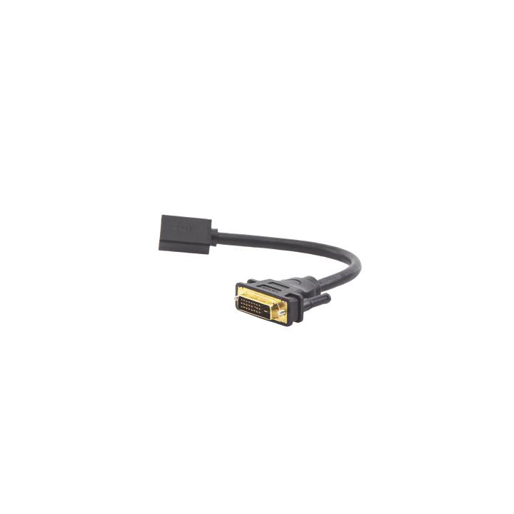 Convertidor DVI Macho a HDMI Hembra | Bidireccional | DVI 24+1 | 1080P@60Hz | Cable de 22 cm (8.66 Pulgadas) | Negro