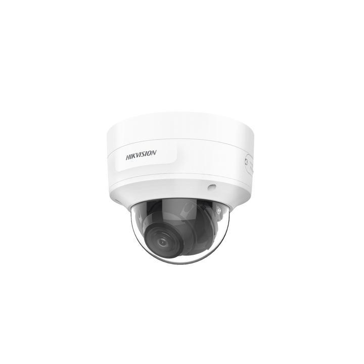 Domo IP 4 Megapixel / Lente Mot. 2.7 a 13.5 mm / 40 mts IR EXIR / Exterior IP66 / IK10 / DARKFIGHTER / Audio y Alarma