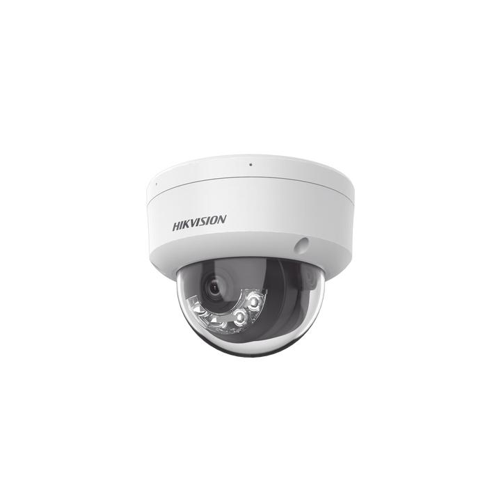 [Dual Light + 2 Micrófonos Integrados] Domo IP 6 Megapixel / Lente 2.8 mm / 30 mts Luz Blanca + 30 mts IR / ACUSENSE /