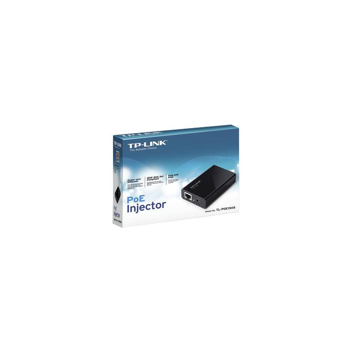 Inyector PoE (15W) / Gigabit 802.3 af / 2 puerto 10/100/1000 Mbps / Plug and Play
