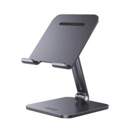 Soporte de Aluminio para IPad & Tablet | Plegable |Angulo Ajustable de 180° y 270° | Base Antideslizante |