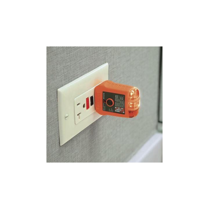 Kit de Amperímetro de Gancho (400A CA) con Probador de Fase y Divisor (para medir corriente sin cortar el cable).
