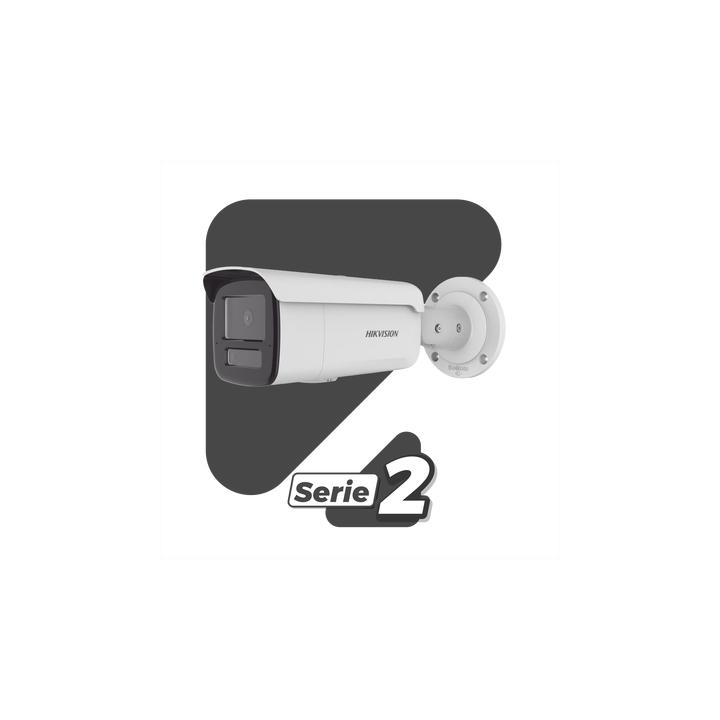[Dual Light + 2 Micrófonos Integrados] Bala IP 4 Megapixel / Lente 4 mm / 80 mts IR + 80 mts Luz Blanca / ACUSENSE /