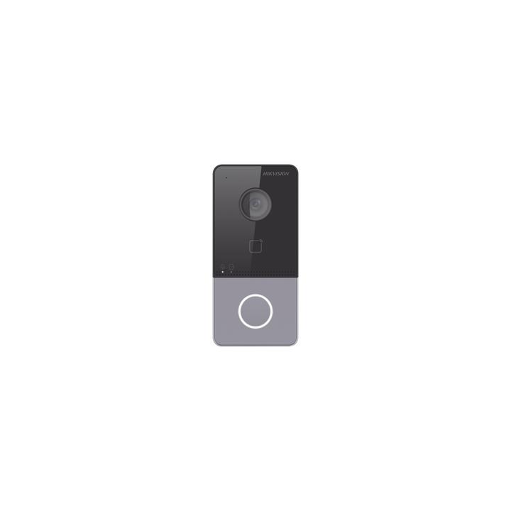 Videoportero IP 2 Megapixel / PoE Estandar / IP65  / Apertura desde Hik-connect / Soporta 1 Departamento y Hasta 6