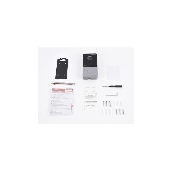 Videoportero IP 2 Megapixel / PoE Estandar / IP65  / Apertura desde Hik-connect / Soporta 1 Departamento y Hasta 6