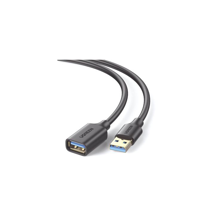 Cable Extensor USB 3.0 / 1 Metro / Macho-Hembra / 5 Gbps / Ultra Durabilidad / Núcleo de cobre estañado 28/22 AWG /