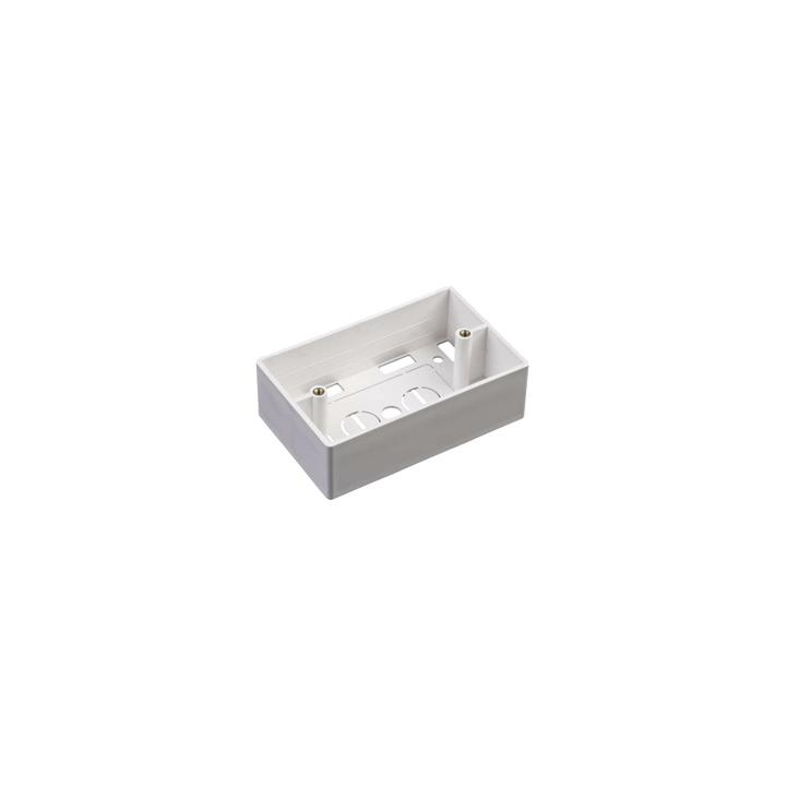 Caja de Pared Universal, Color blanco, Para montaje con Placas de Pared
