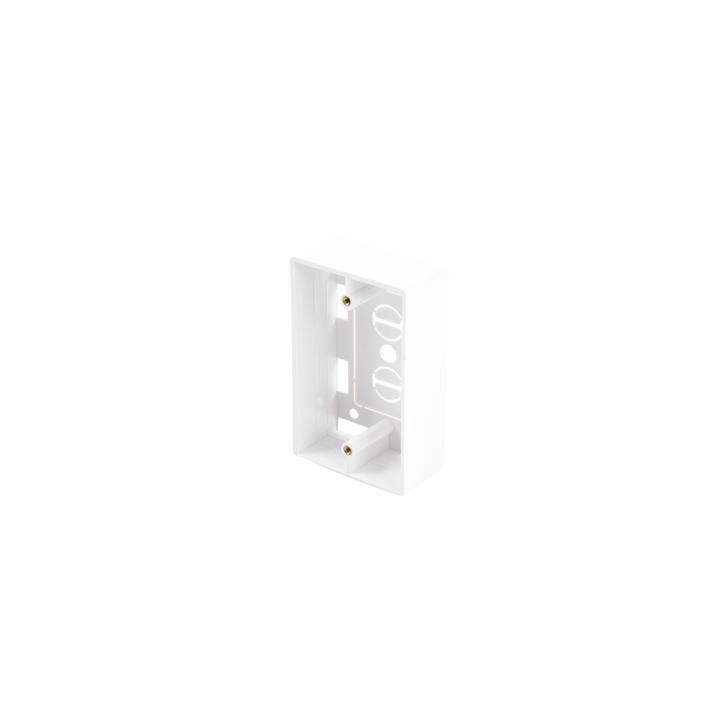 Caja de Pared Universal, Color blanco, Para montaje con Placas de Pared