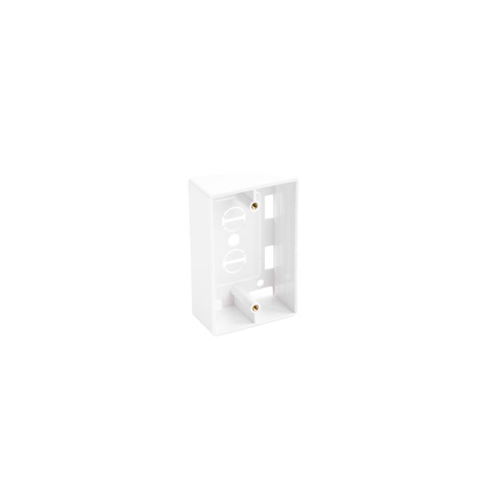 Caja de Pared Universal, Color blanco, Para montaje con Placas de Pared