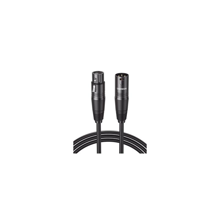 Cable para Micrófono XLR Tipo Canon Macho a Hembra / 10 Metros / Plug & Play / Antiinterferencias / Triple Blindaje /