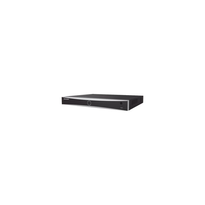 NVR 32 Megapixel (8K) / Reconocimiento Facial (Base de Datos) / 16 Canales IP / 2 Bahías de Disco Duro / 16 Puertos