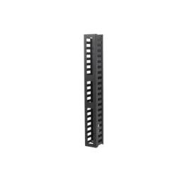 Organizador de Cable Vertical de 21 Unidades Rack Sencillo, Compatible con Racks Serie EIRL y EIQR