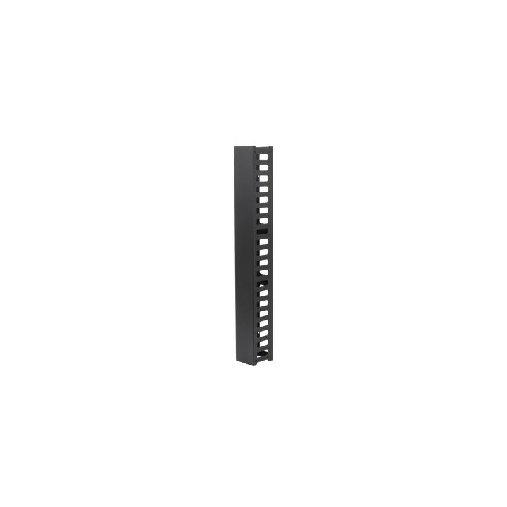 Organizador de Cable Vertical de 21 Unidades Rack Sencillo, Compatible con Racks Serie EIRL y EIQR