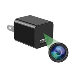 Cámara Oculta en Cargador de Pared (Spyce Camera) / Memoria de 8GB / Resolución 2 Megapixel (1080P) / Grabación