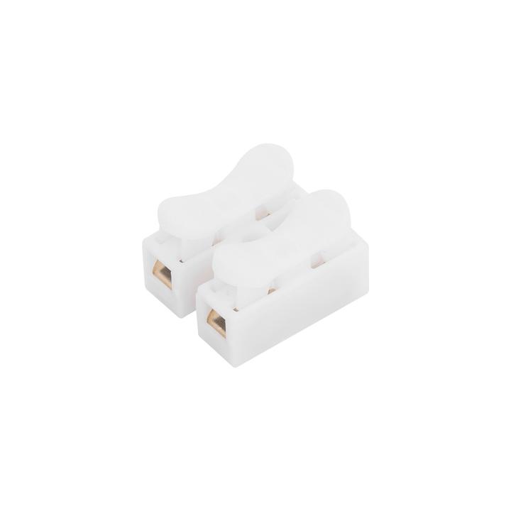 Conector tipo PUSH de 2 Contactos / Para una Conexión Rápida / Puentes de Cables