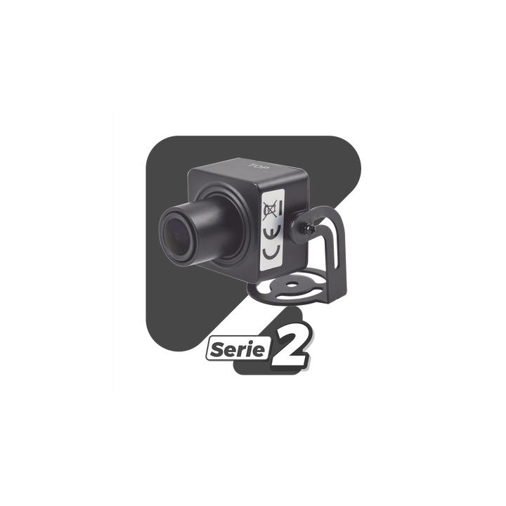 Cámara Oculta IP 2 Megapixel / Lente 2.8 mm / H.265+ / Interior / WDR / 12 Vcc / Ultra Baja Iluminación / Entrada de
