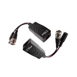 Kit de transceptores activos TURBO HD. Convierte 36/24 Vcc a 12 Vcc regulados, a través de cable  UTP Cat5e / 6.
