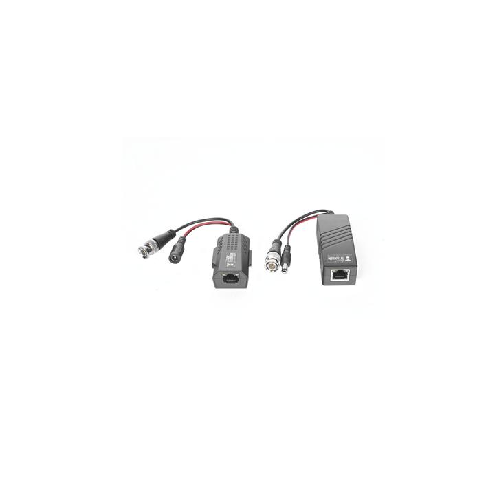 Kit de transceptores activos TURBO HD. Convierte 36/24 Vcc a 12 Vcc regulados, a través de cable  UTP Cat5e / 6.