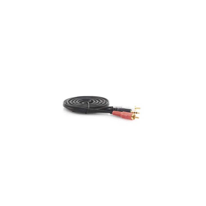 Convertidor 3.5mm Estéreo a 2 RCA Macho 1.83m | para Aplicaciones de Audio | Compatible con Amplificadores VSSL y