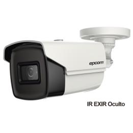 Bala TURBOHD 4K (8 Megapixeles) / Gran Angular 102º / Lente 2.8 mm / Exterior IP67 / IR EXIR 60 mts / dWDR