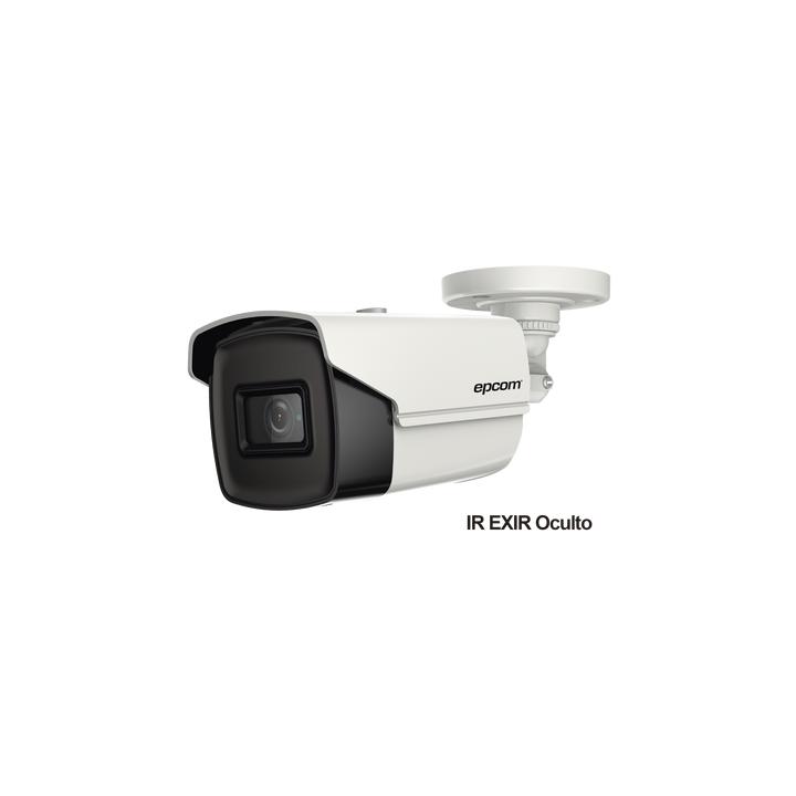 Bala TURBOHD 4K (8 Megapixeles) / Gran Angular 102º / Lente 2.8 mm / Exterior IP67 / IR EXIR 60 mts / dWDR