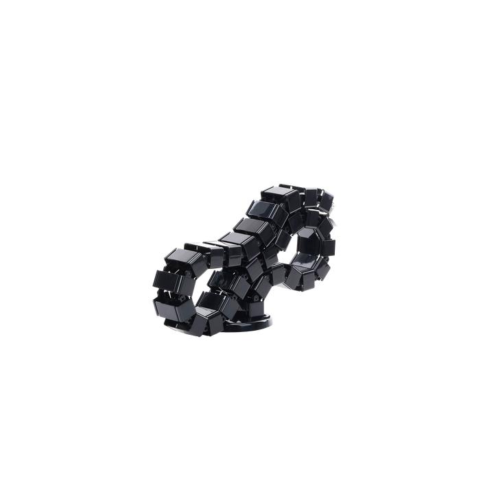 Portacable de Tipo Cadena para Escritorio / Organizador de Cables Vertical Articulado / 1200 mm (47.24 Pulgadas) de