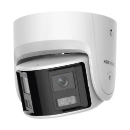 [FlexVu] [PROTECCIÓN ACTIVA] Turret IP 4 Megapixel / 2 Lentes de 2.8 mm (Imagen Panorámica 180°) / 30 mts IR /