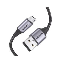 Cable USB-A a Micro USB | 1 Metro (3.28 Pies) | Carga Rápida | QC 3.0/2.0 | FPC | AFC | Transferencia de Datos de 480