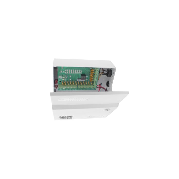 Fuente de Poder Profesional de 12 Vcc @ 20 A / Soporta 18 Cámaras / Capacidad de Batería de Respaldo (No Incluida) /